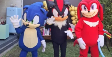 Show de Sonic para fiestas infantiles