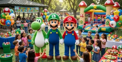 show de mario bros para fiestas infantiles