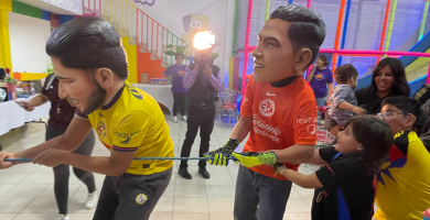 show del América para fiestas de fútbol